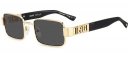 Gafas de Sol - Dsquared2 - D2 0156/S - 000 (IR) GOLD // GREY