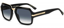 Gafas de Sol - Dsquared2 - D2 0159/S - 807 (08) BLACK // DARK BLUE GRADIENT