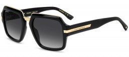 Gafas de Sol - Dsquared2 - D2 0159/S - 807 (9O) BLACK // DARK GREYE GRADIENT