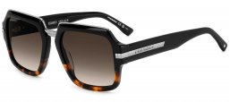 Gafas de Sol - Dsquared2 - D2 0159/S - WR7 (HA) BLACK HAVANA // BROWN GRADIENT