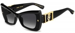 Gafas de Sol - Dsquared2 - D2 0170/S - 807 (9O) BLACK // DARK GREY GRADIENT