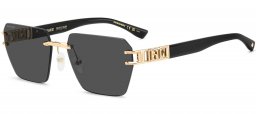 Gafas de Sol - Dsquared2 - D2 0173/S - 000 (IR) GOLD // GREY