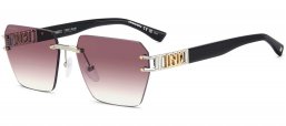 Gafas de Sol - Dsquared2 - D2 0173/S - I20 (3X) GOLD PALLADIUM //  PINK DOUBLE GRADIENT