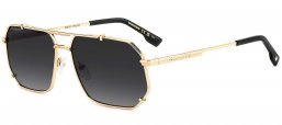 Gafas de Sol - Dsquared2 - D2 0175/S - 000 (9O) GOLD // DARK GREY GRADIENT