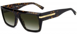 Gafas de Sol - Dsquared2 - D2 0177/S - 086 (9K) HAVANA // GREEN GRADIENT
