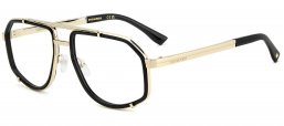 Monturas - Dsquared2 - D2 0191 - 2M2 BLACK GOLD