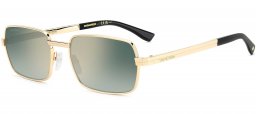 Gafas de Sol - Dsquared2 - D2 0192/S - 000 (EZ) ROSE GOLD // GREEN GRADIENT SILVER MIRROR