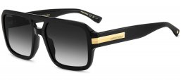 Gafas de Sol - Dsquared2 - D2 0197/S - 807 (9O) BLACK // DARK GREY GRADIENT