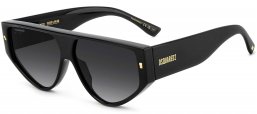 Gafas de Sol - Dsquared2 - D2 0201/S - 807 (9O) BLACK // DARK GREY GRADIENT