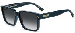 Gafas de Sol - Dsquared2 - D2 0202/G/S - PJP (9O) BLUE // DARK GREY GRADIENT