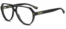 Monturas - Dsquared2 - D2 0204 - 807 BLACK