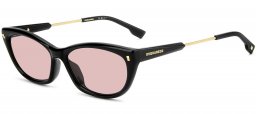 Gafas de Sol - Dsquared2 - D2 0209/G/S - 3H2 (U1) BLACK PINK // PINK