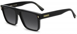 Gafas de Sol - Dsquared2 - D2 0222/S - 807 (9O) BLACK // DARK GREY GRADIENT