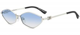 Gafas de Sol - Dsquared2 - D2 0225/S - 010 (ST) SILVER // AZURE GRADIENT