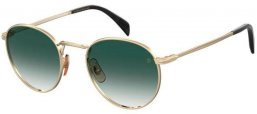 Sunglasses - David Beckham Eyewear - DB 1005/S - RHL (9K) GOLD BLACK // GREEN GRADIENT