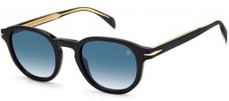 Lunettes de soleil - David Beckham Eyewear - DB 1007/S - 807 (08) BLACK // DARK BLUE GRADIENT