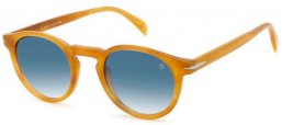 Sunglasses - David Beckham Eyewear - DB 1036/S - C9B (08) HAVANA HONEY // DARK BLUE GRADIENT
