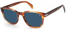 Gafas de Sol - David Beckham Eyewear - DB 1062/S - EX4 (KU) BROWN HORN // BLUE GREY