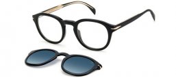 Monturas - David Beckham Eyewear - DB 1080/CS - 2M2 (Z7) BLACK GOLD // + CLIP ON BLUE GRADIENT POLARIZED