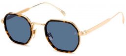 Lunettes de soleil - David Beckham Eyewear - DB 1097/S - 06J (KU) GOLD HAVANA // GREY BLUE
