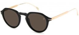 Gafas de Sol - David Beckham Eyewear - DB 1098/S - 2M2 (IR) BLACK GOLD // GREY