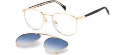 Gafas de Sol - David Beckham Eyewear - DB 1144/CS - RHL (Z7) GOLD BLACK // BLUE GRADIENT POLARIZED