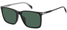 Lunettes de soleil - David Beckham Eyewear - DB 1145/G/S - 807 (UC) BLACK // GREEN POLARIZED
