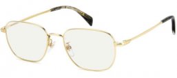Monturas - David Beckham Eyewear - DB 1168/F - J5G (2Y) GOLD // LIGHT BLUE MIRROR