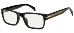 Frames - David Beckham Eyewear - DB 1170/F - 2M2 BLACK GOLD // CLEAR MIRROR