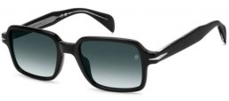 Lunettes de soleil - David Beckham Eyewear - DB 1179/S - 807 (08) BLACK // DARK BLUE GRADIENT