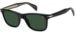 Lunettes de soleil - David Beckham Eyewear - DB 1197/S - 807 (QT) BLACK // GREEN