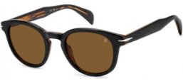 Lunettes de soleil - David Beckham Eyewear - DB 1198/S - 05K (2M) BLACK STRIPED BROWN // BROWN ANTIREFLECTION