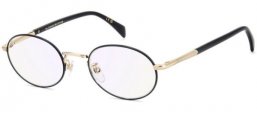 Lunettes de vue - David Beckham Eyewear - DB 1203 - RHL (2Y) GOLD BLACK // BLUE MIRROR