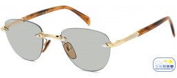 Gafas de Sol - David Beckham Eyewear - DB 1224/S - T5U (8J) GOLD BROWN HORN // GREEN PHOTOCHROMATIC ANTIREFLECTION