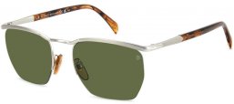 Gafas de Sol - David Beckham Eyewear - DB 1225/S - 9CI (O7) PALLADIUM BROWN // GREEN LIGHT GREEN ANTIREFLECTION