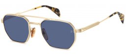 Gafas de Sol - David Beckham Eyewear - DB 1229/S - HM2 (A9) GOLD HONEY HAVANA // BLUE AVIO ANTIREFLECTION