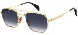Gafas de Sol - David Beckham Eyewear - DB 1229/S - RHL (84) GOLD BLACK // BLUE GRADIENT ANTIREFLECTION