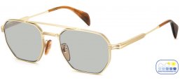 Gafas de Sol - David Beckham Eyewear - DB 1229/S - T5U (8J) GOLD BROWN HORN // GREEN PHOTOCHROMATIC ANTIREFLECTION