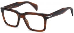 Monturas - David Beckham Eyewear - DB 1237 - EX4 BROWN HORN