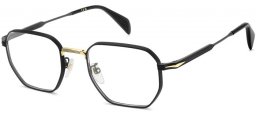 Monturas - David Beckham Eyewear - DB 1242 - I46 MATTE BLACK GOLD