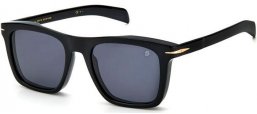 Lunettes de soleil - David Beckham Eyewear - DB 7000/S - 2M2 (IR) BLACK GOLD // GREY