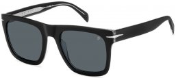 Sunglasses - David Beckham Eyewear - DB 7000/S FLAT - 7C5 (IR) BLACK CRYSTAL // GREY BLUE
