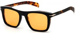Sunglasses - David Beckham Eyewear - DB 7000/S - WR7 (W7) BLACK HAVANA // ORANGE