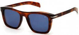 Sunglasses - David Beckham Eyewear - DB 7000/S - WR9 (KU) BROWN HAVANA // BLUE GREY