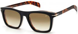 Sunglasses - David Beckham Eyewear - DB 7000/S - XWY (9K) BLACK HAVANA GOLD  // GREEN GRADIENT