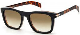 Lunettes de soleil - David Beckham Eyewear - DB 7000/S - XWY (9K) BLACK HAVANA GOLD  // GREEN GRADIENT