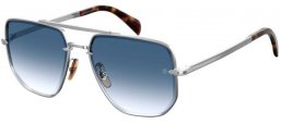 Sunglasses - David Beckham Eyewear - DB 7001/S - 010 (08) PALLADIUM // DARK BLUE GRADIENT