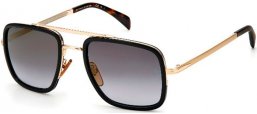 Gafas de Sol - David Beckham Eyewear - DB 7002/S - RHL (FQ) GOLD BLACK // GREY GRADIENT GOLD MIRROR