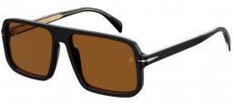 Lunettes de soleil - David Beckham Eyewear - DB 7007/S - 807 (70) BLACK // BROWN