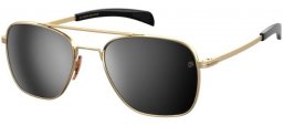 Lunettes de soleil - David Beckham Eyewear - DB 7019/S - J5G (T4) GOLD // SILVER MIRROR